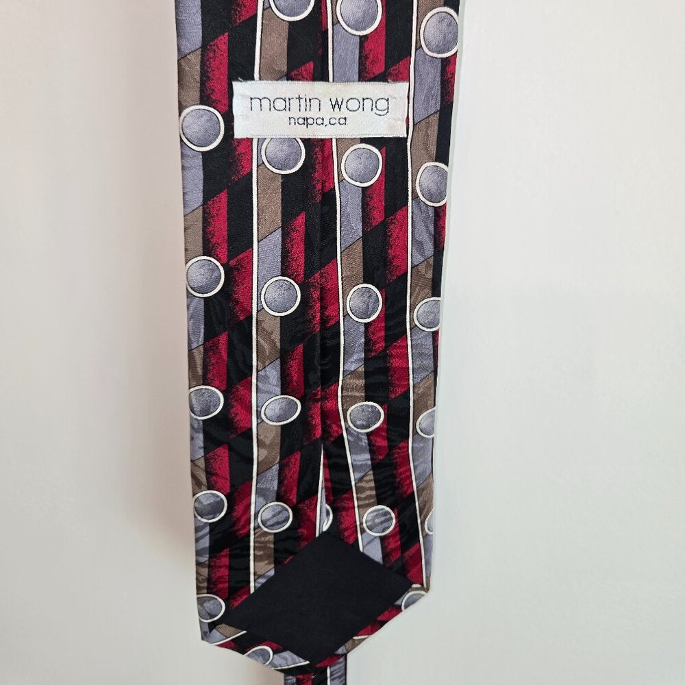 Martin Wong 4" silk tie